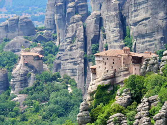 Travel in Delphi and Meteora Ancient Sites