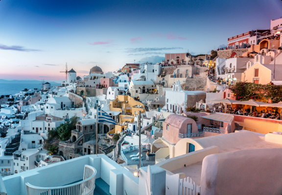 Travel to Athens, Mykonos and Santorini Package
