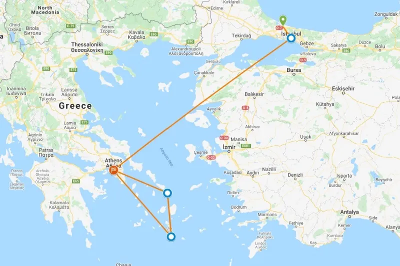 Travel to Greece and Turkey Combined Package Program; Sea Breeze