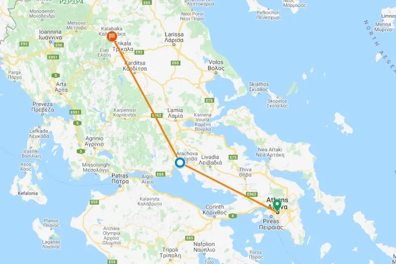 Travel in Delphi and Meteora Ancient Sites