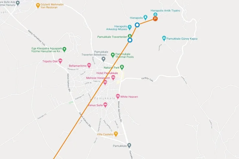 Travel Hierapolis and Pamukkale