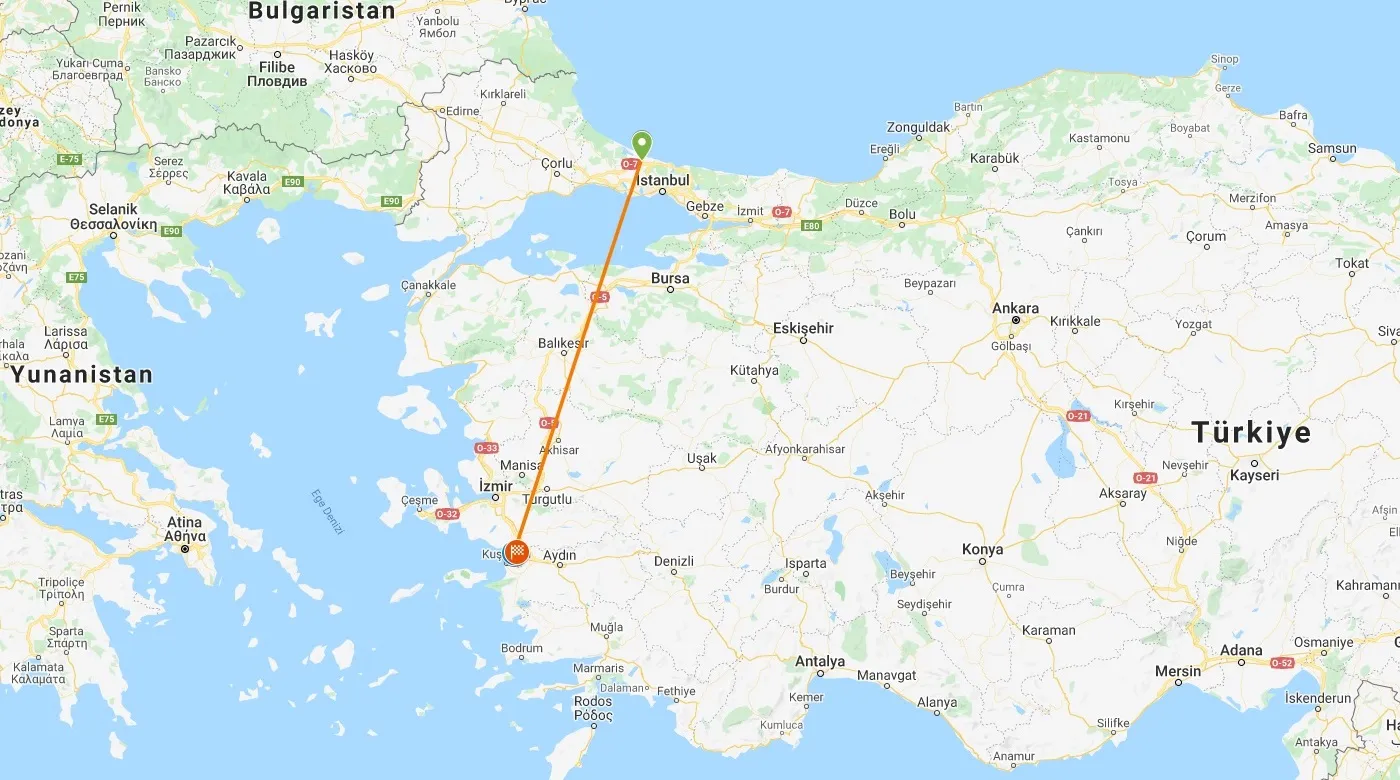 Travel Ephesus Ancient City & House of Marry by Flight 