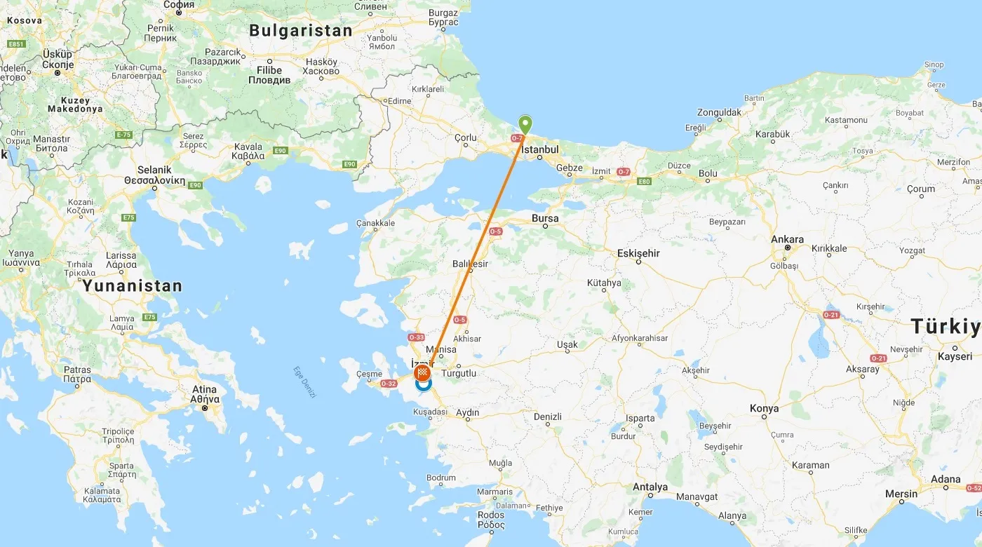 Travel Izmir City by Flight 
