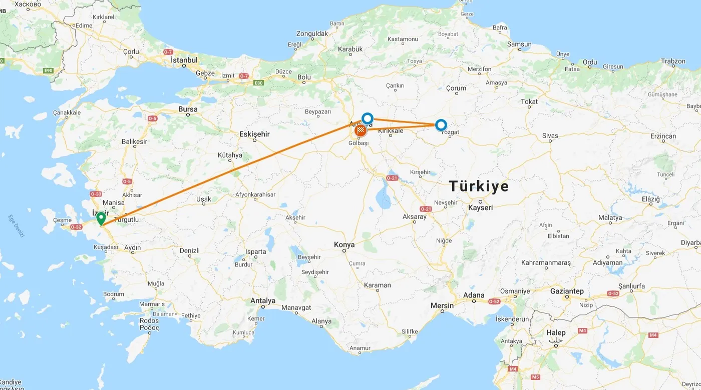 Hattusas and Ankara City Travel by Flight 