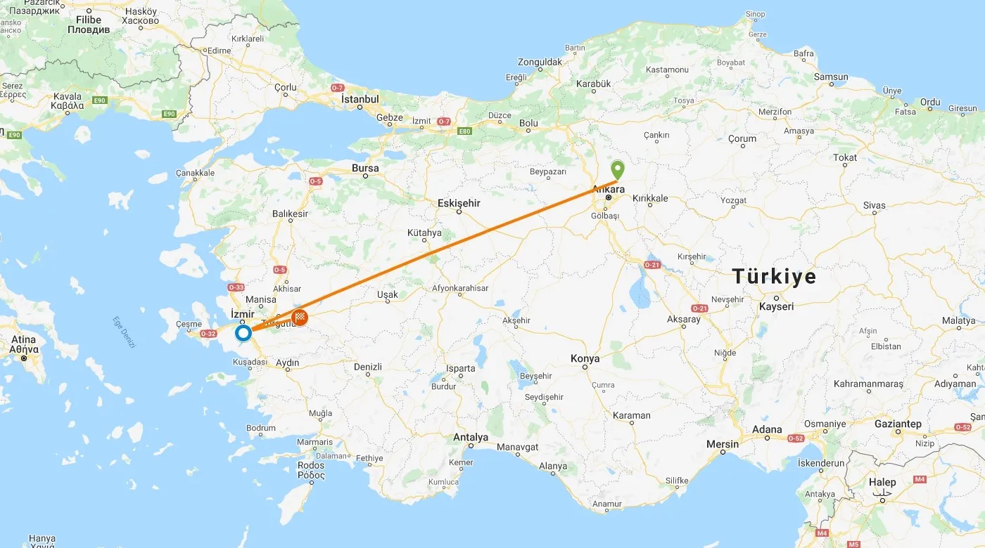 Sardes Travel By Flight