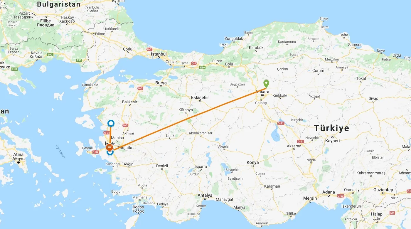 Pergamon Ancient City and Izmir Travel by Flight