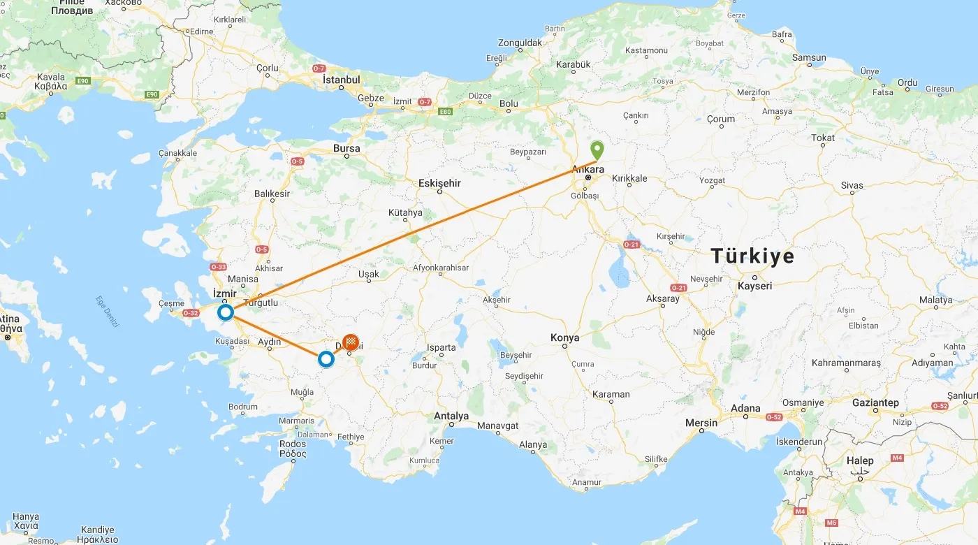 Travel Aphrodisas and Pamukkale By Bus