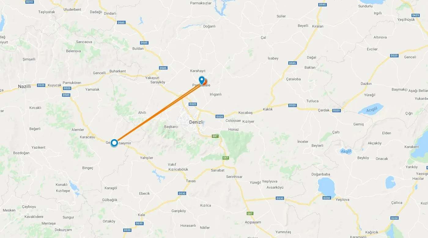 Travel to Aphrodisas and Pamukkale 