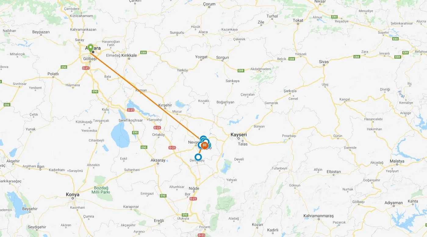 Travel Cappadocia By Bus