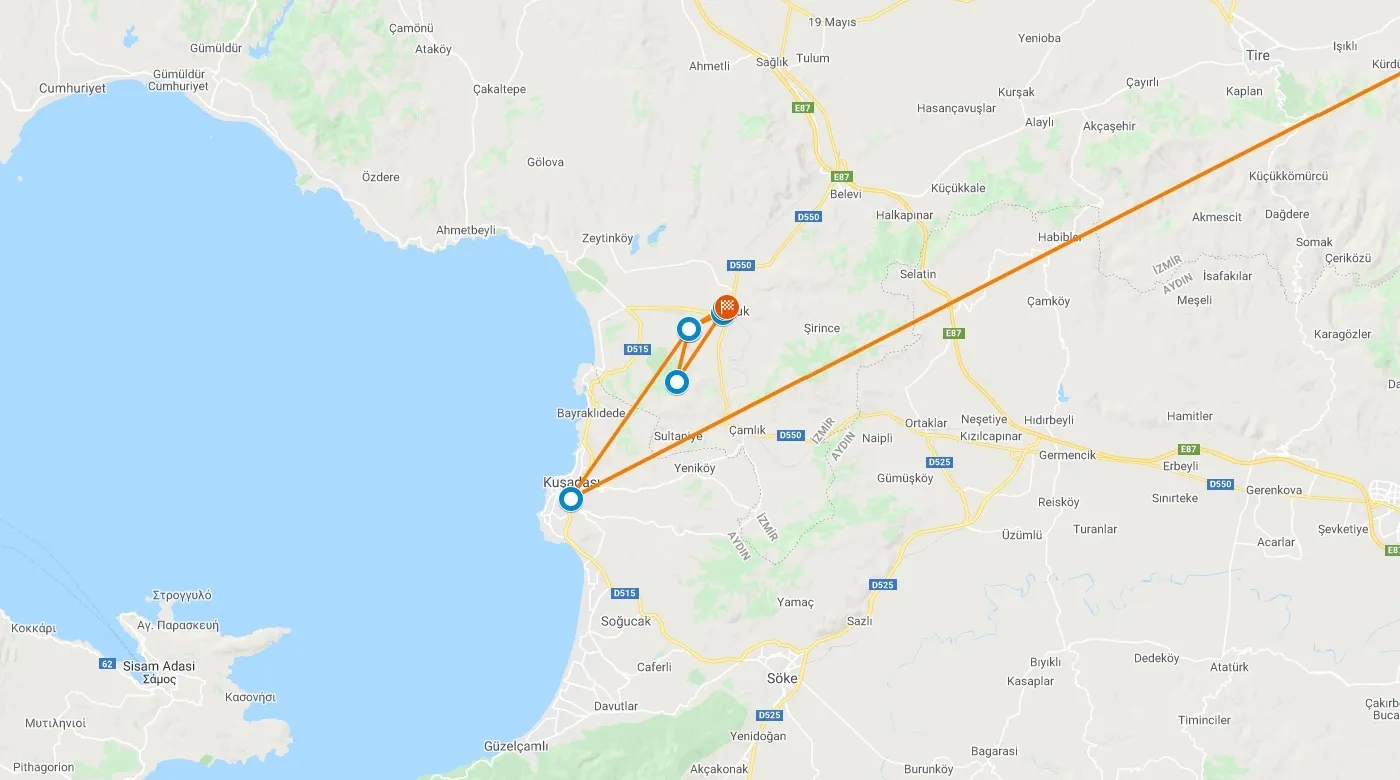 Regular Ephesus Ancient City Travel by Bus