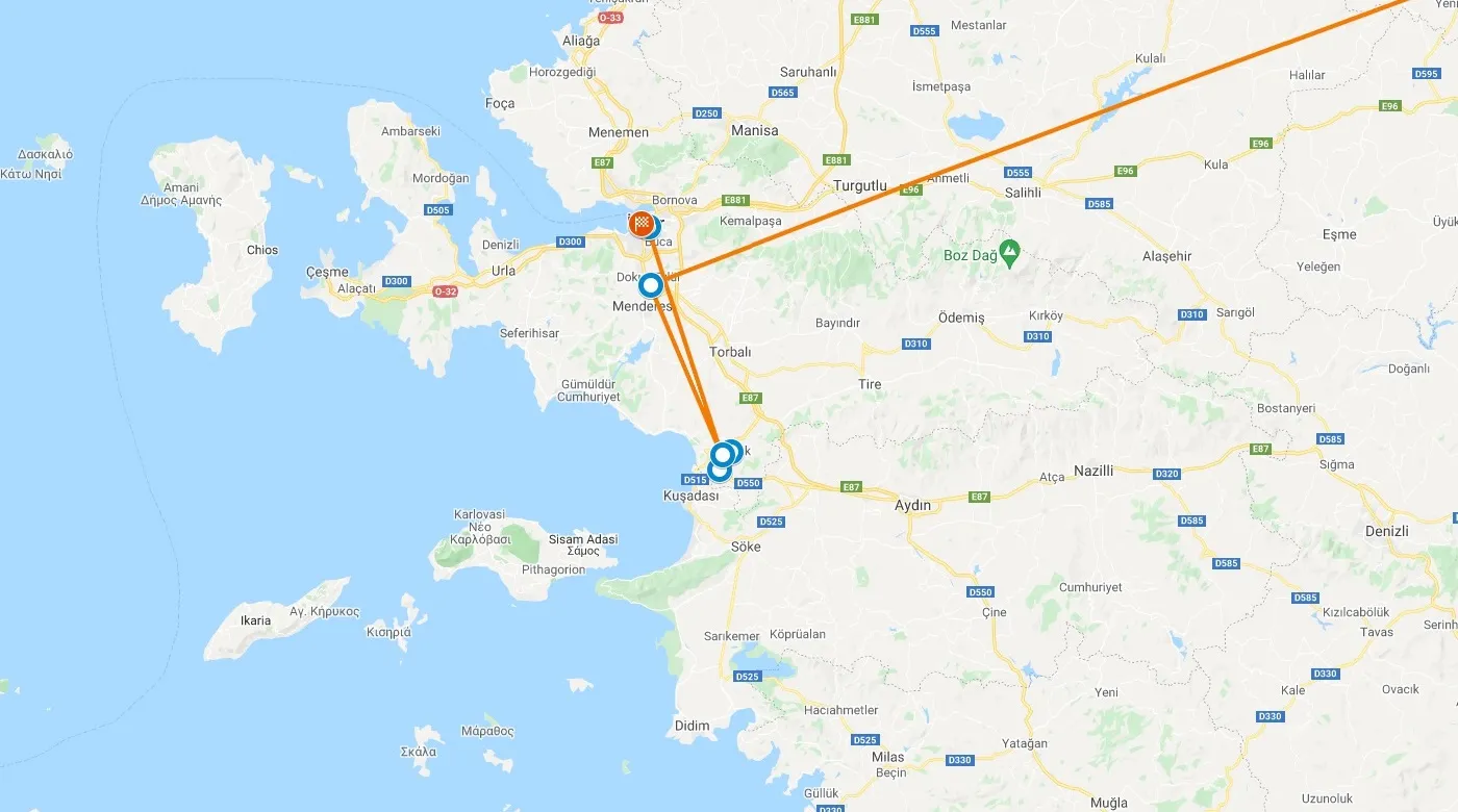 Regular Travel to Ephesus Ancient City & Izmir By Flight