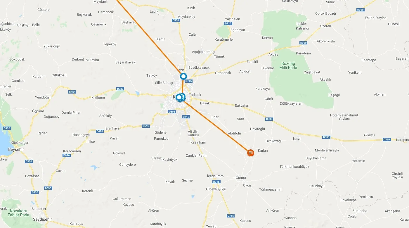 Regular Konya Excursion, Travel By Overnight Bus 