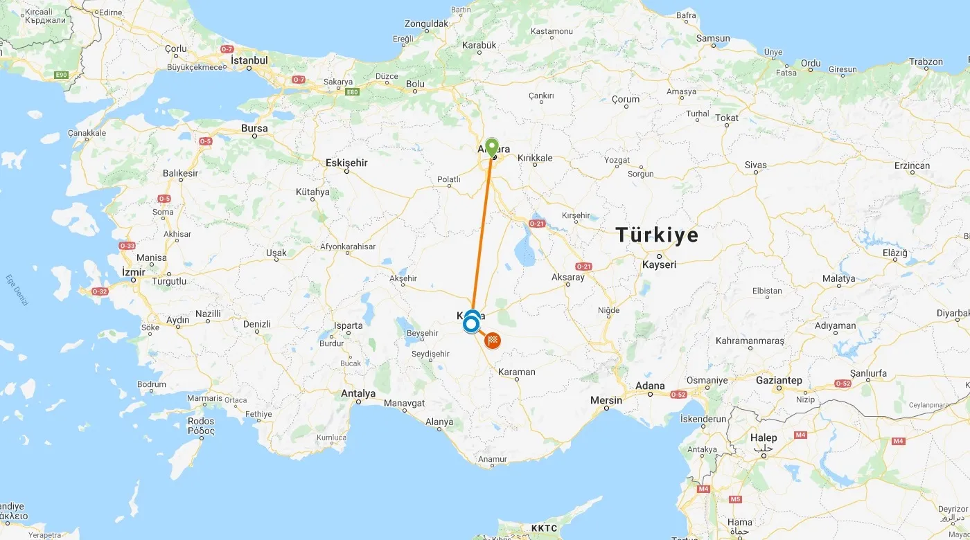 Regular Konya Excursion, Travel By Train or Bus