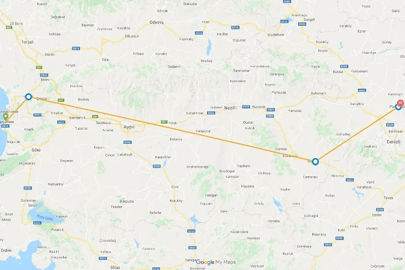 Travel to Aphrodisias and Pamukkale White Calcium Rock