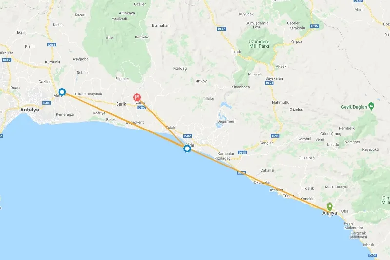 Travel to Perge, Aspendos, Side