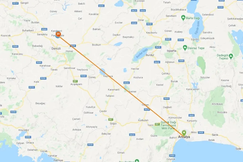 Travel to Pamukkale Sightseeing