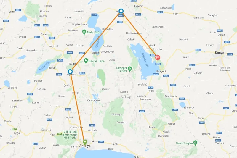 Travel to Sagalassos; Discover Antiokea, And Eflatun Pinar