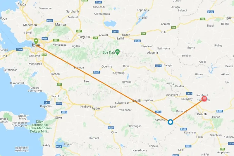 Travel to Pamukkale (Cotton Castle) and Aphrodisias