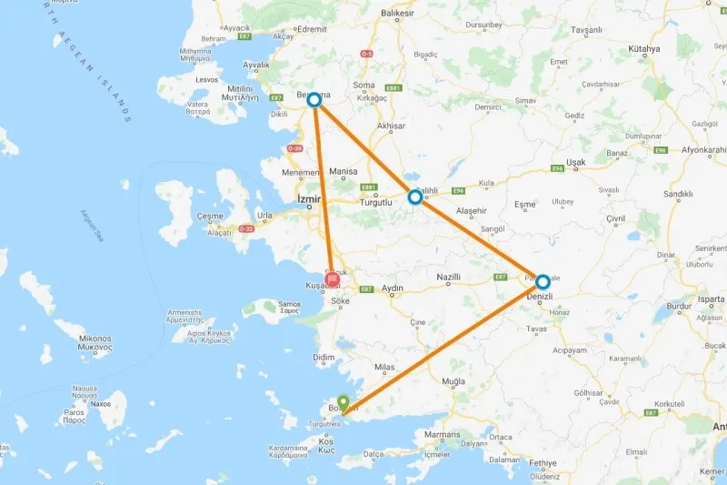 Travel to Seven Churches of Asia Minor