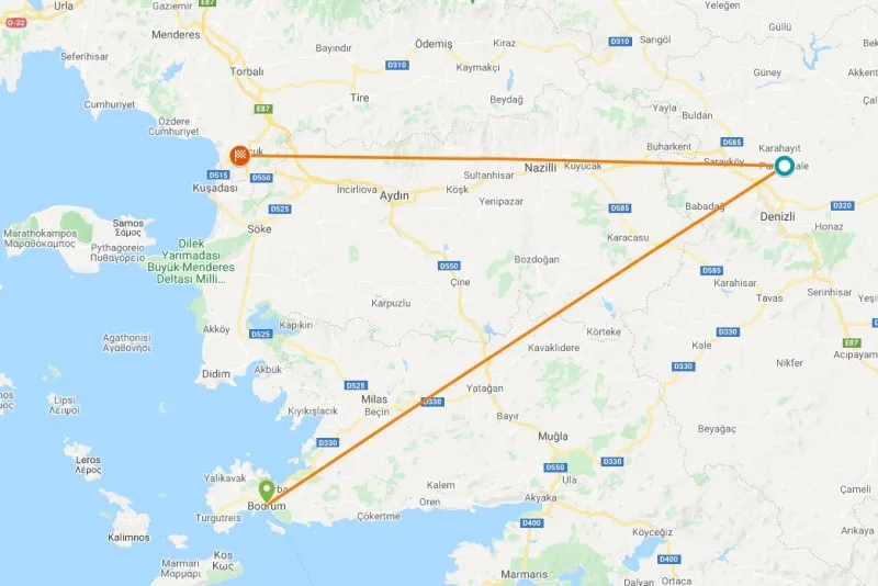 Travel to Pamukkale and Ephesus