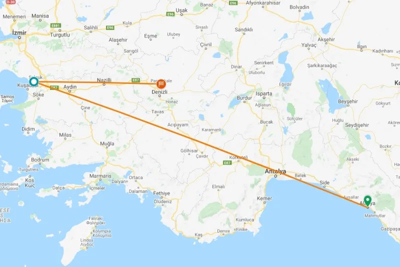 Travel To Ephesus Ancient City And Pamukkale 