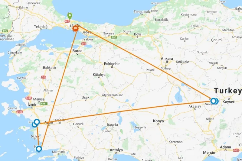 Travel To Western Turkey; Istanbul, Cappadocia, Ephesus, Bodrum