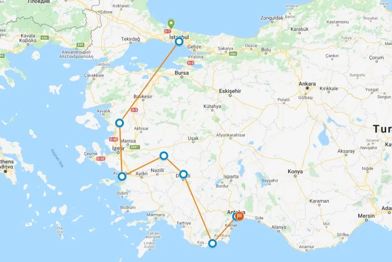 Travel To Seven Churches Of Revelation 