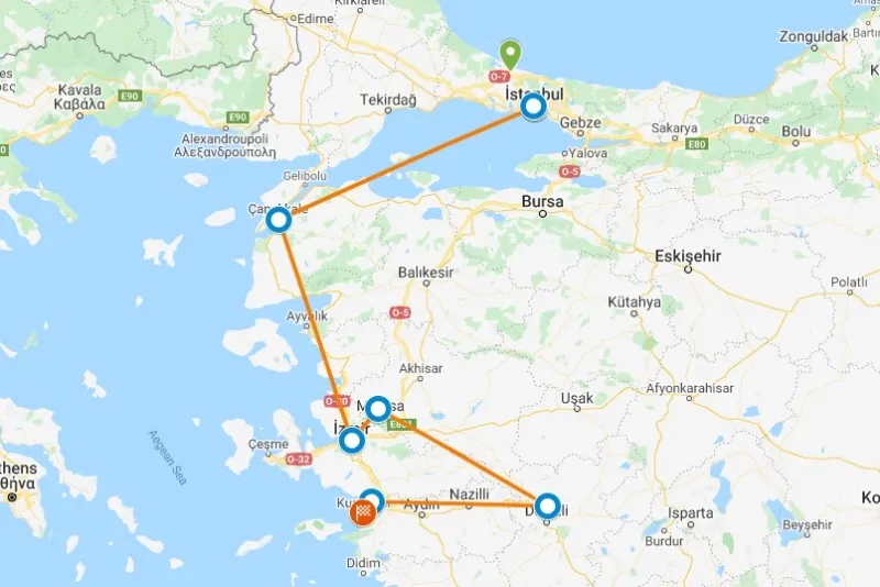 Travel to Turkey Holy Lands