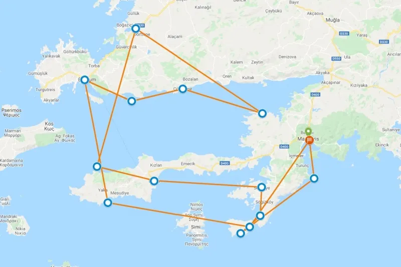 Travel in Marmaris and Bodrum With Blue Voyage