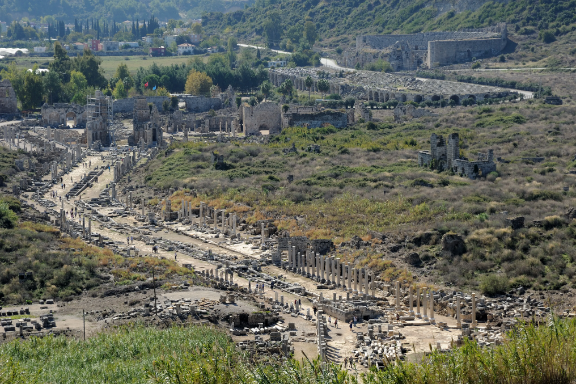 One Day Travel to Perge, Aspendos, and Side