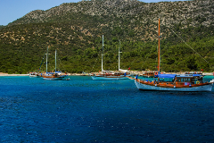 Daily or Weekly Boat Tour; Sail to Bodrum's Turquoise Seas