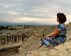 Travel to Pamukkale White Calcium Terraces